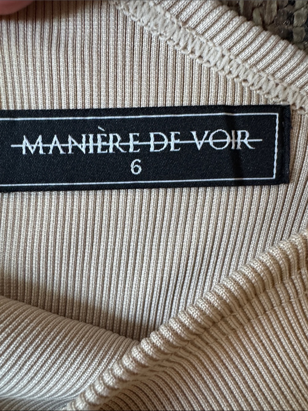 MANIERE DE VOIR One Shoulder Overall Dress Skirt Size 6 - Picture 4 of 5